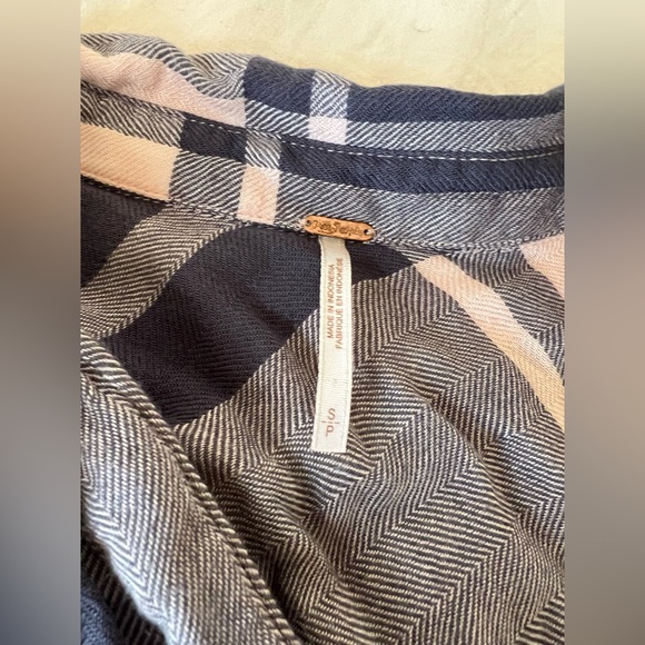 Free People Plaid Tunic - Picture 2 of 5